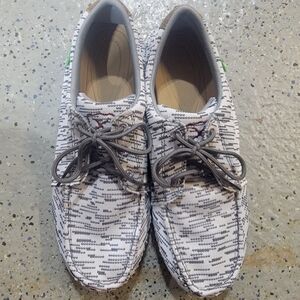 Twisted X Zero-X Shoes mens Size 10.5 Gray ecoTWX Casual Moc Lace Up MZX0001